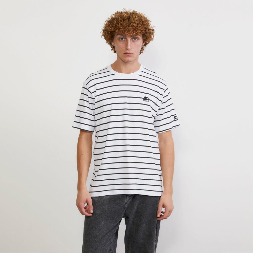 T-shirt Oversize Essential Stripes BIANCO/NERO 5/6