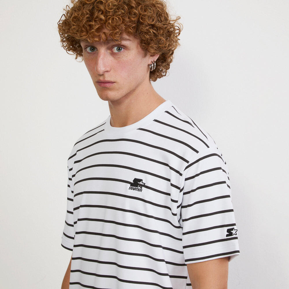 T-shirt Oversize Essential Stripes BIANCO/NERO 4/6