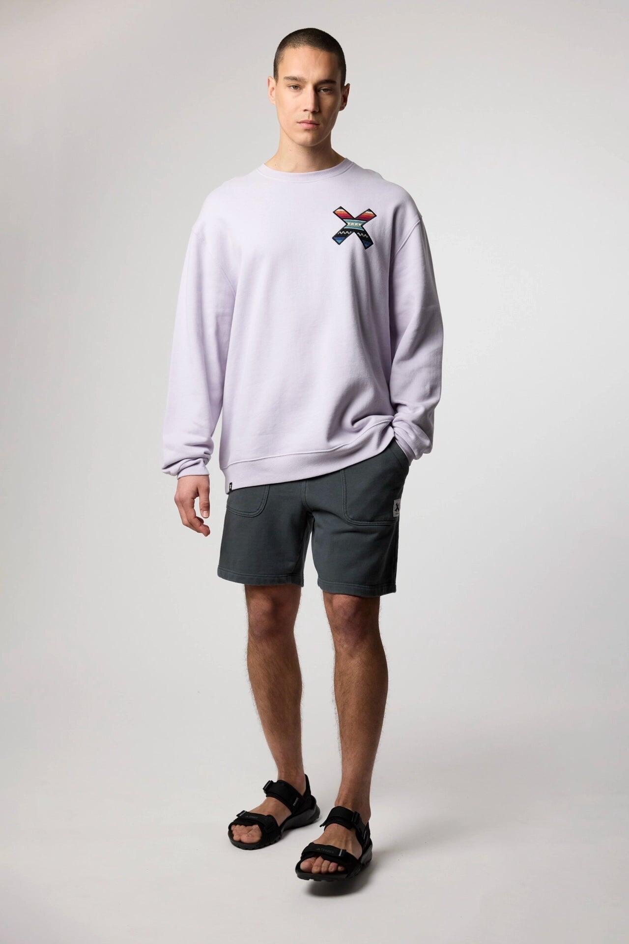 Sudadera Blue Banana Light Lilac de Algodón 100% Orgánico 3/7