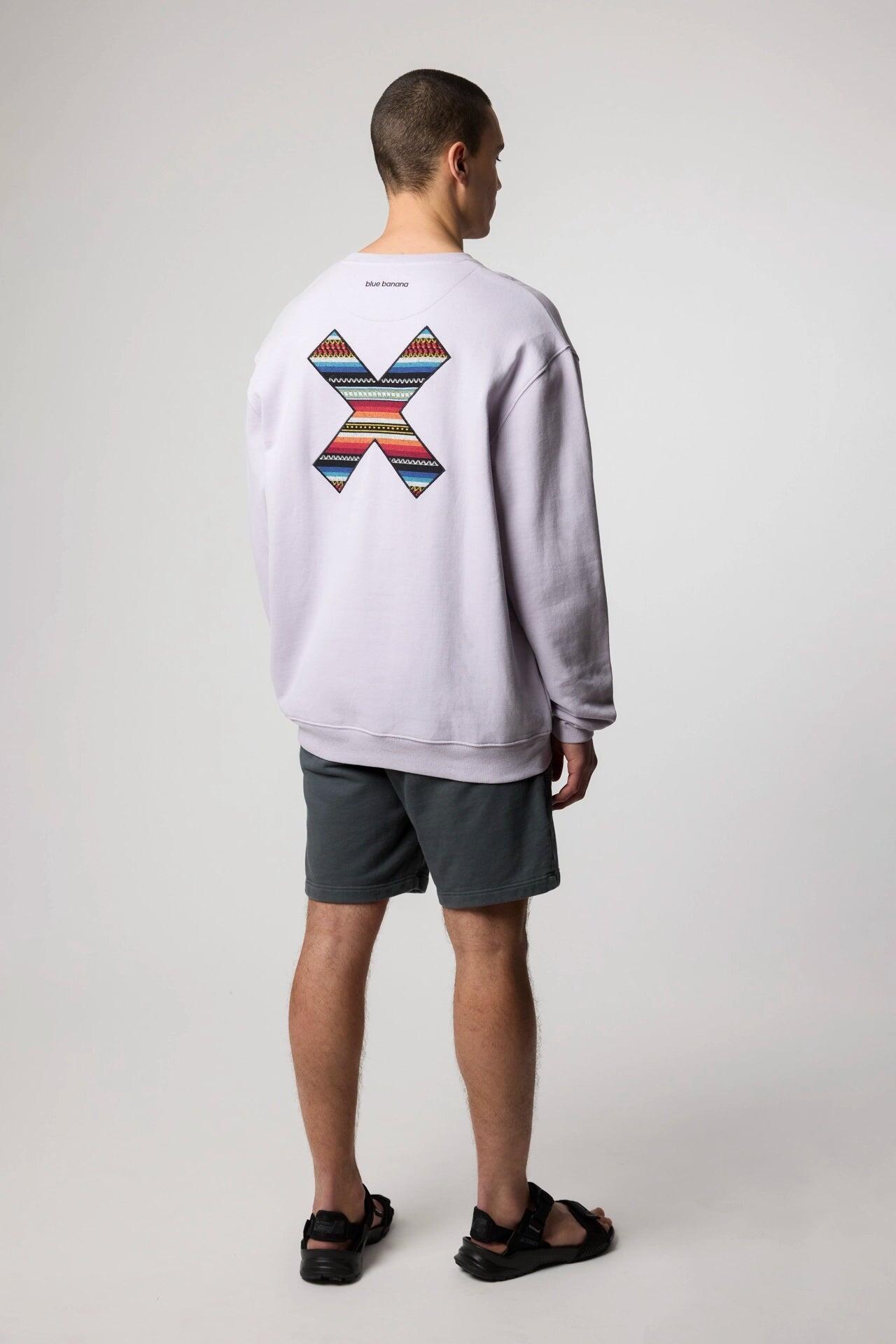 Sudadera Blue Banana Light Lilac de Algodón 100% Orgánico 2/7