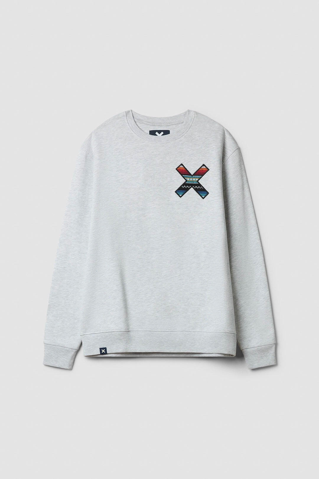Sudadera Blue Banana Light Grey Melange de Algodón Orgánico 7/7