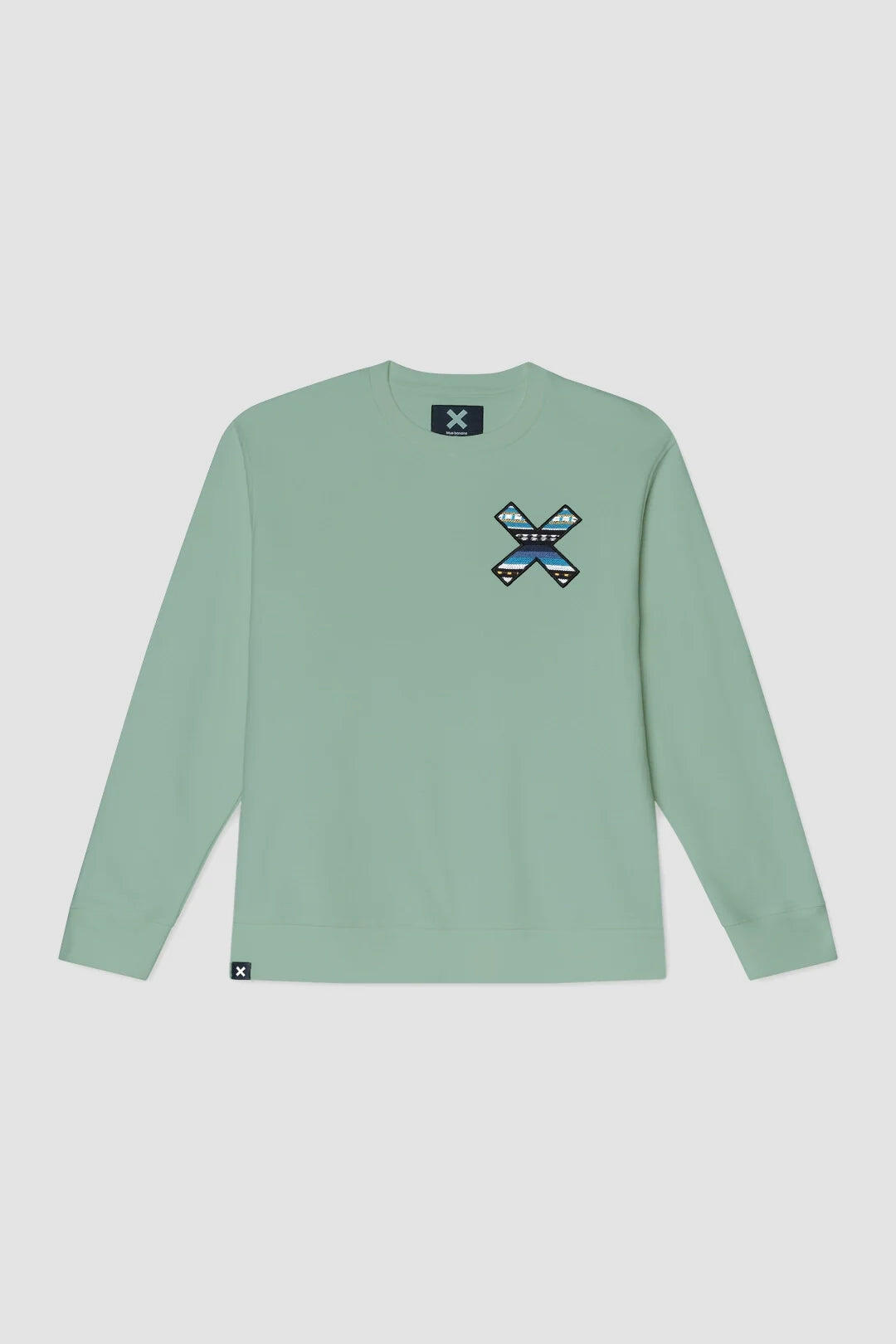 Sudadera Blue Banana Menta de Algodón 100% Orgánico 7/7