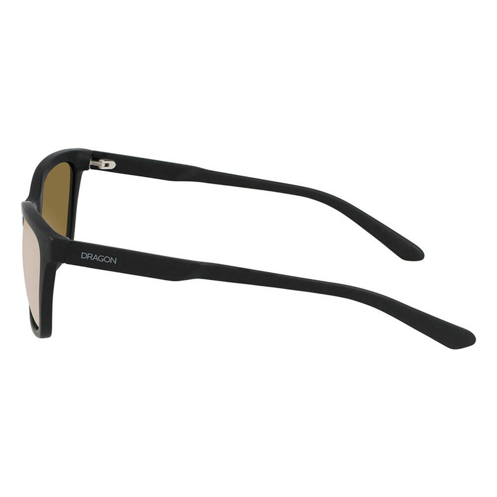 BAYOU Lunettes de soleil pour femmes - Matte Black/Lumalens Rose Gold Ionized 3/4