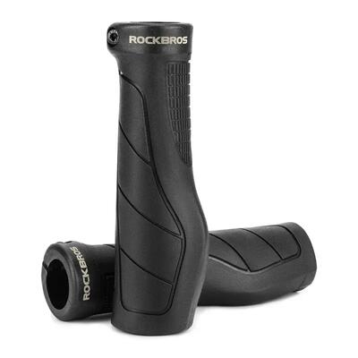 Stuurhandvatten schokabsorberend voor mountainbike
