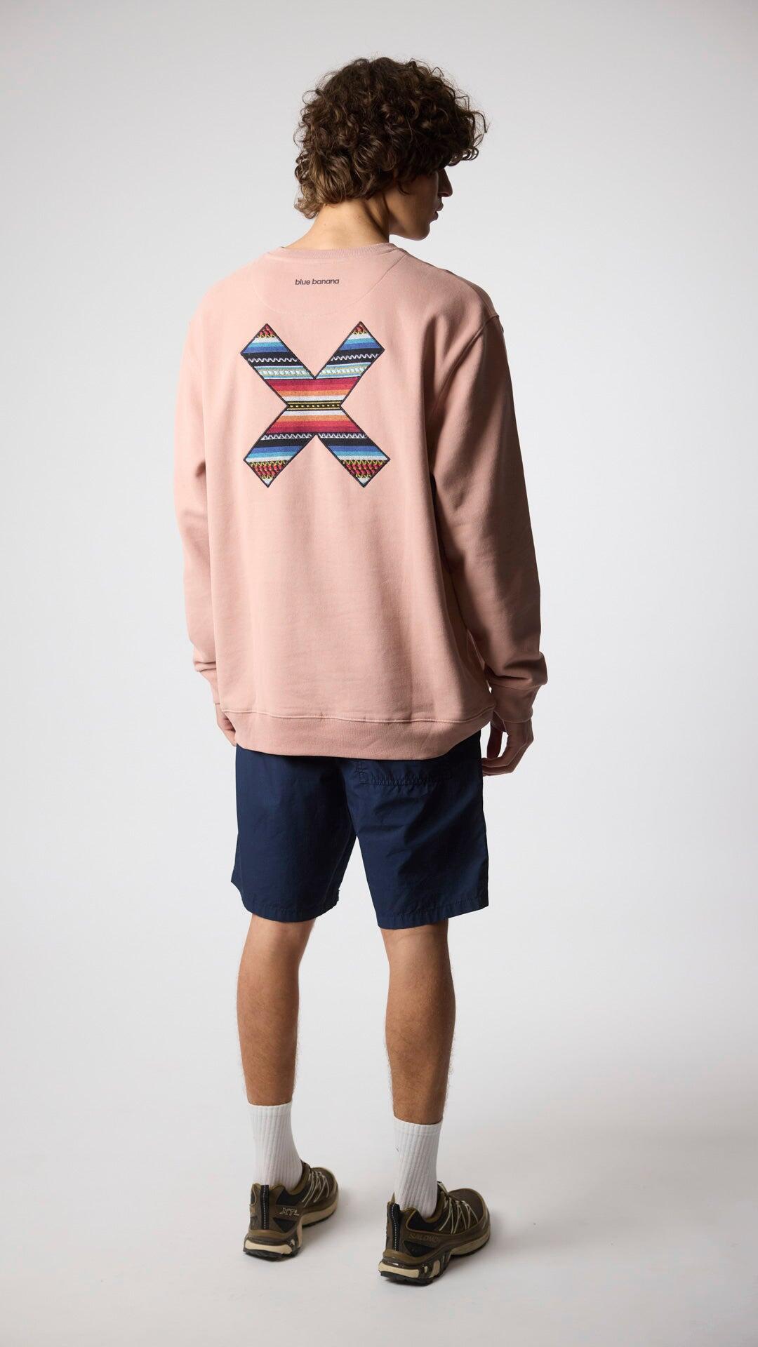 Sudadera Blue Banana Peach de Algodón 100% Orgánico 2/7