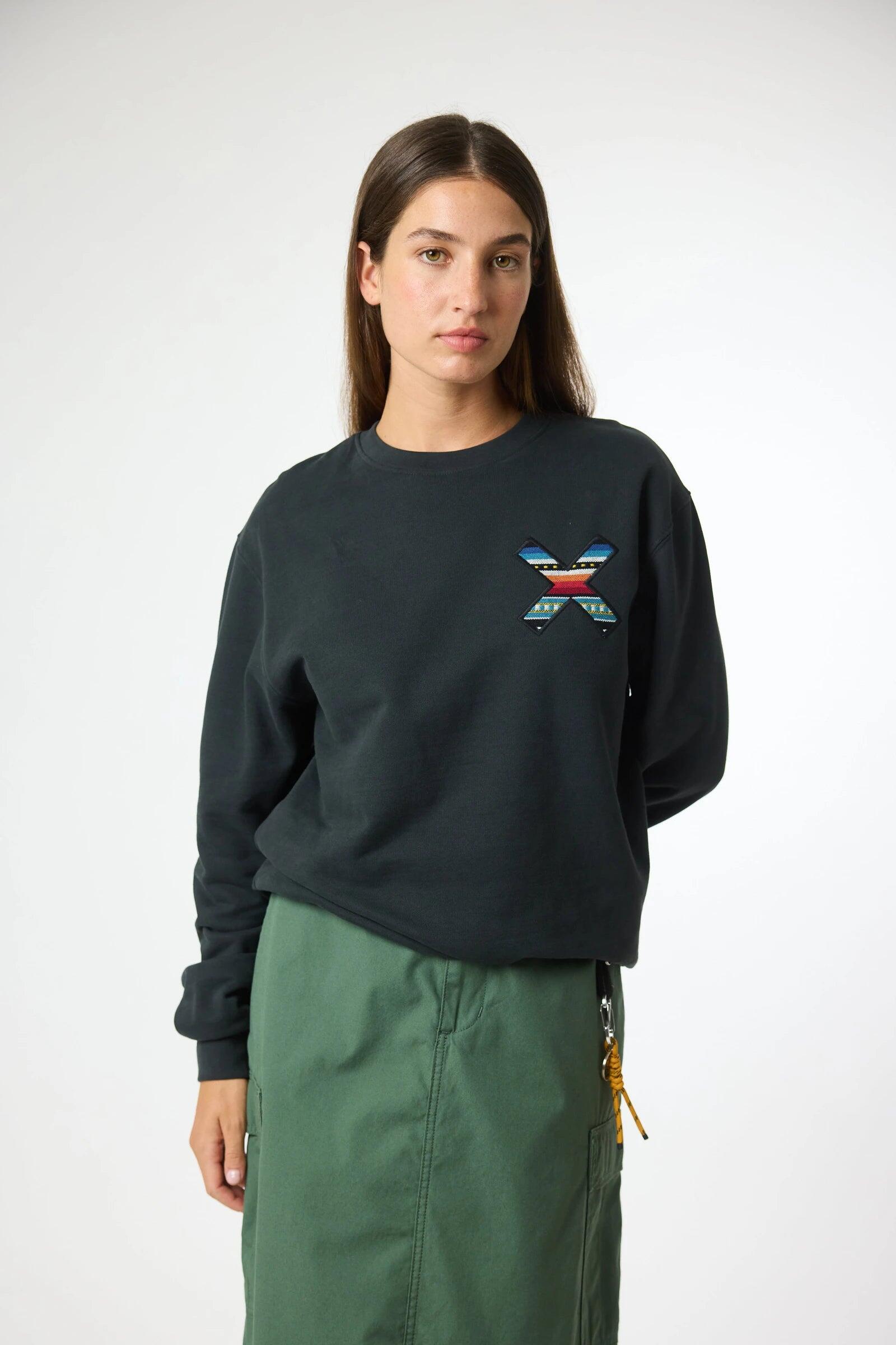 Sudadera Blue Banana Antracita de Algodón 100% Orgánico 4/7