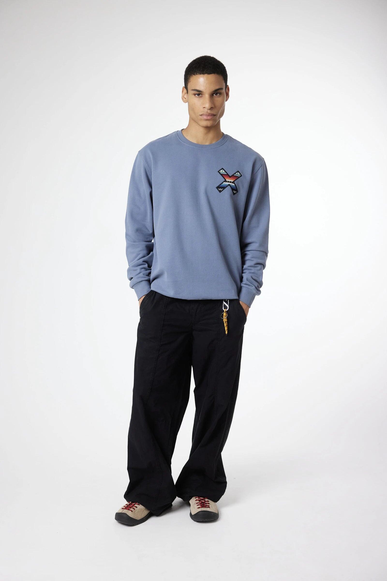 Sudadera Blue Banana Sky Blue de Algodón 100% Orgánico 3/7