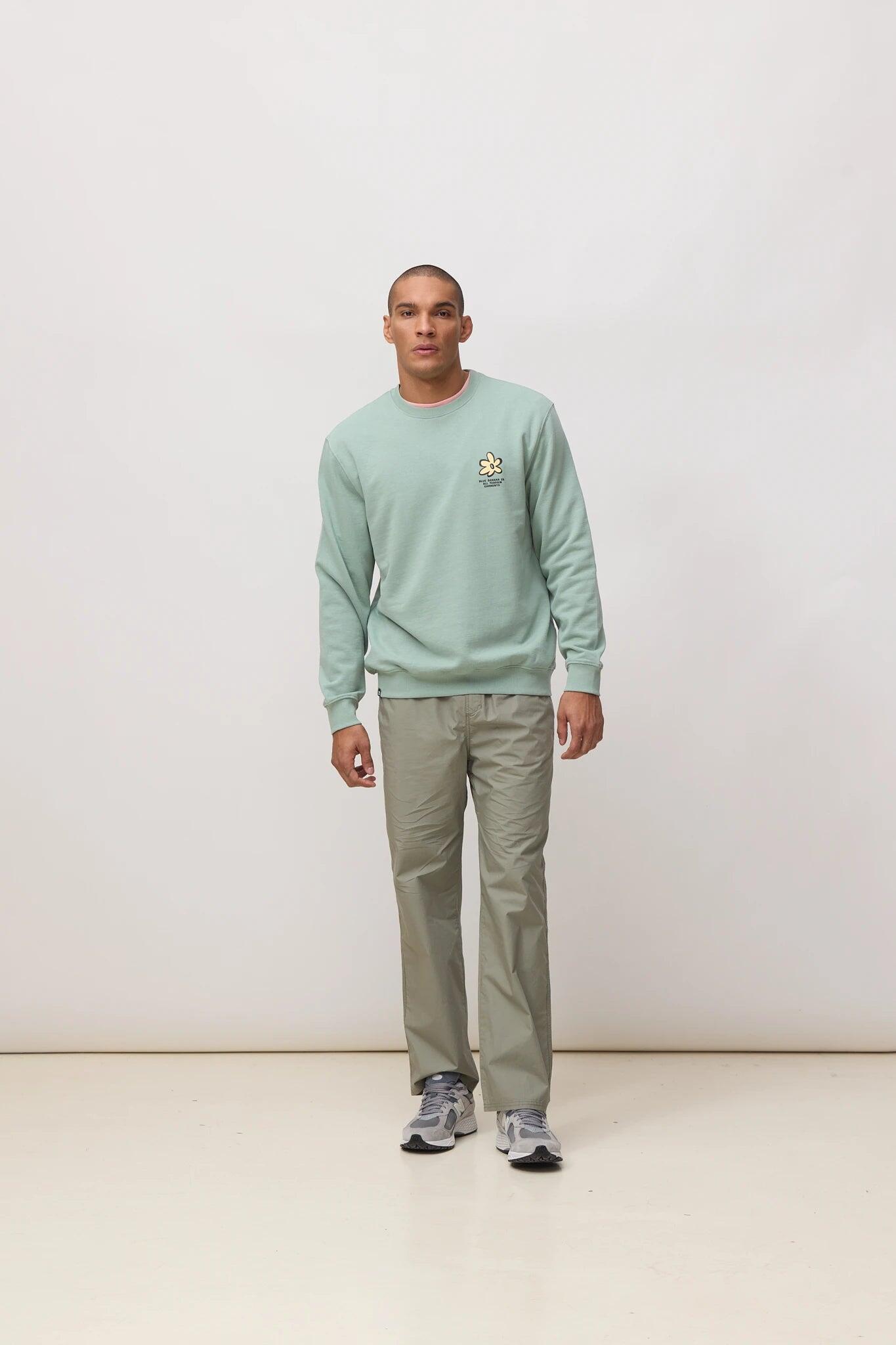 Sudadera Blue Banana Sage de Algodón 100% Orgánico 3/7