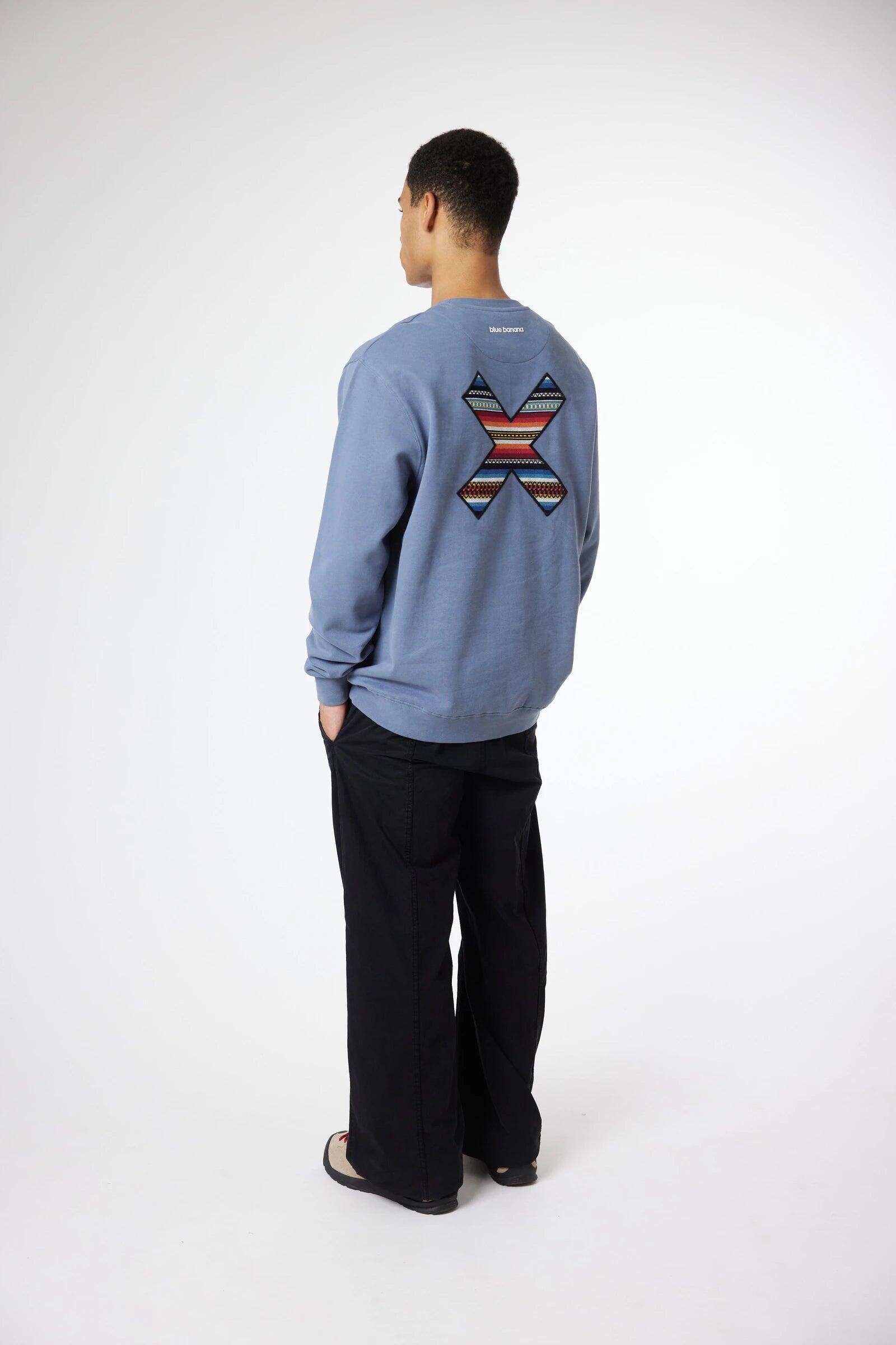 Sudadera Blue Banana Sky Blue de Algodón 100% Orgánico 2/7