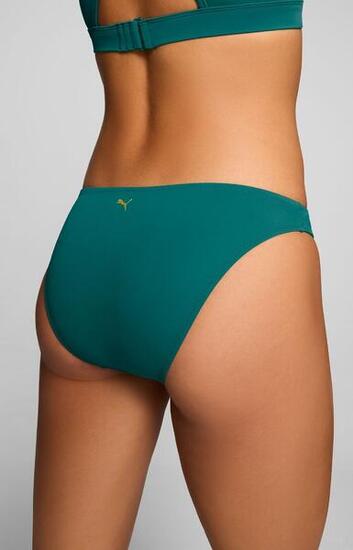 Bas de bikini femme - Culotte classique - Vert émeraude