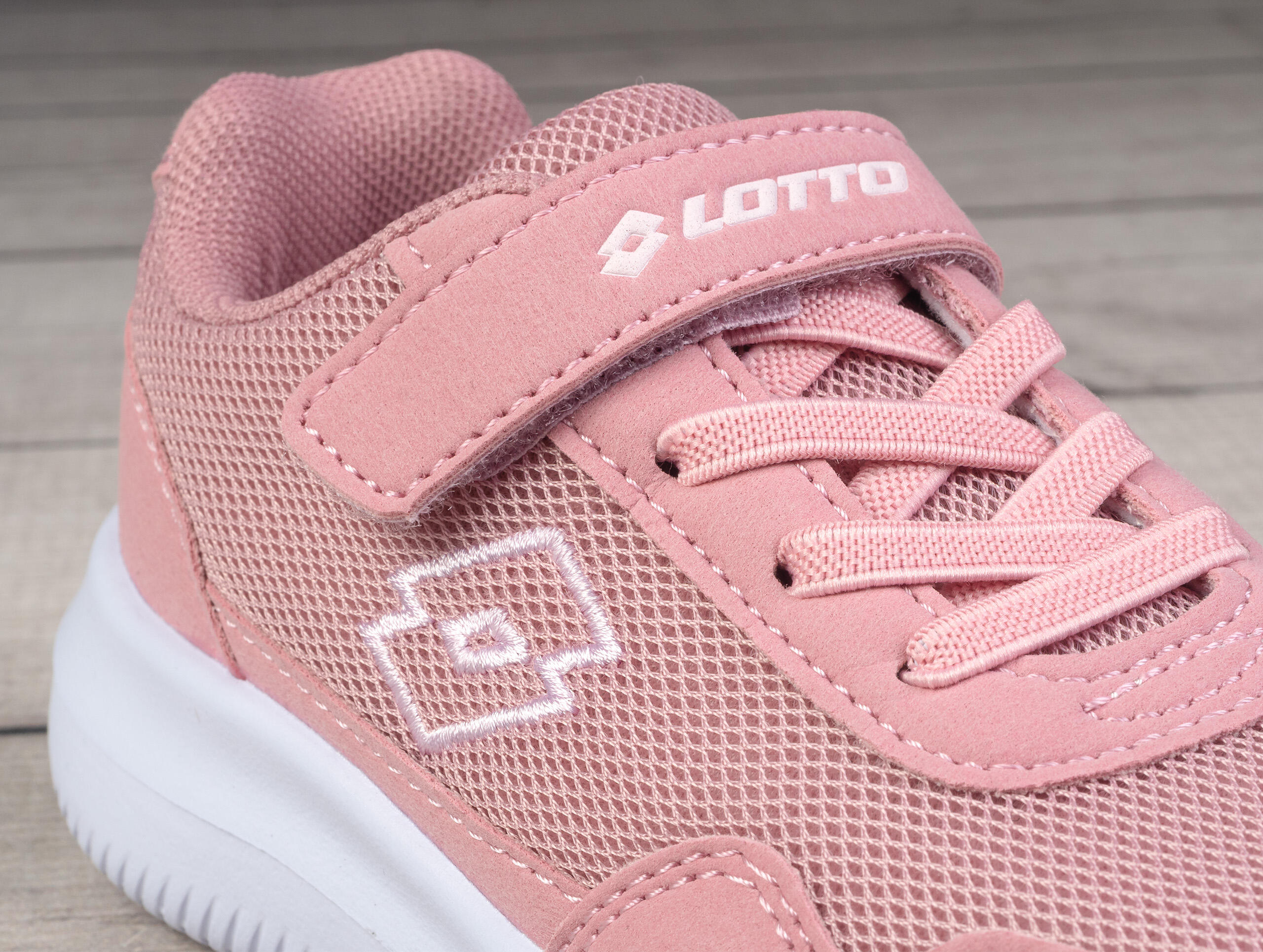 Lotto Schuhe CONNECT TO K Kinder Low Top Sneaker 2600003K 4341 Lt. Pink/Rose 6/6