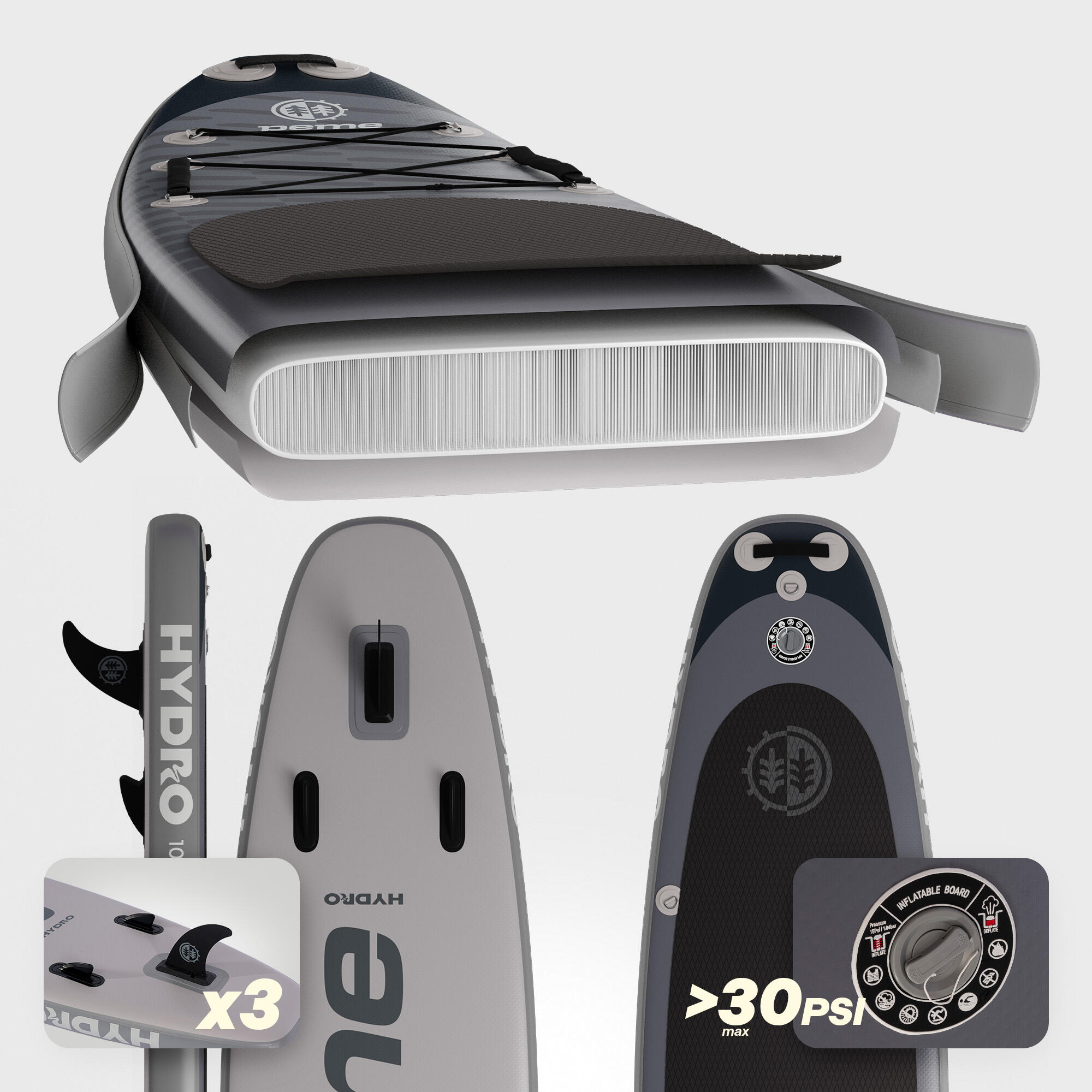 Tabla paddle surf hinchable 11'6 350x81x15 cm accesorios touring 6/7