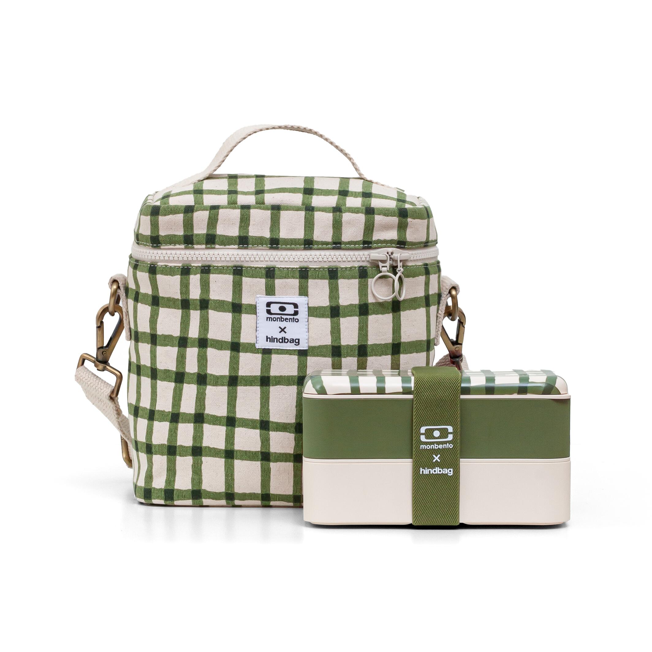 Set boîte repas 2x500ml + sac isotherme monbento® x Hindbag|Bureau, pique-nique 2/5