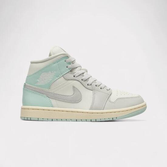 Zapatillas + Nike + Air Jordan 1 Mid - Football Grey Igloo