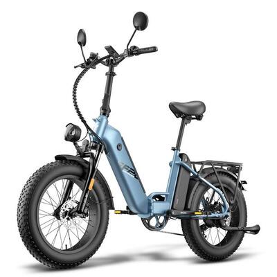 Bicicletta Elettrica FAFREES FF20 Polar 500W 48V12*2AH 20" Grigio Blu