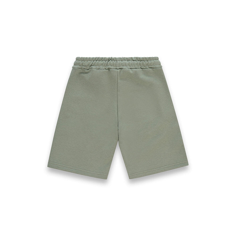 Bermuda jogger da bambino urban VERDE POLVERE 3/3