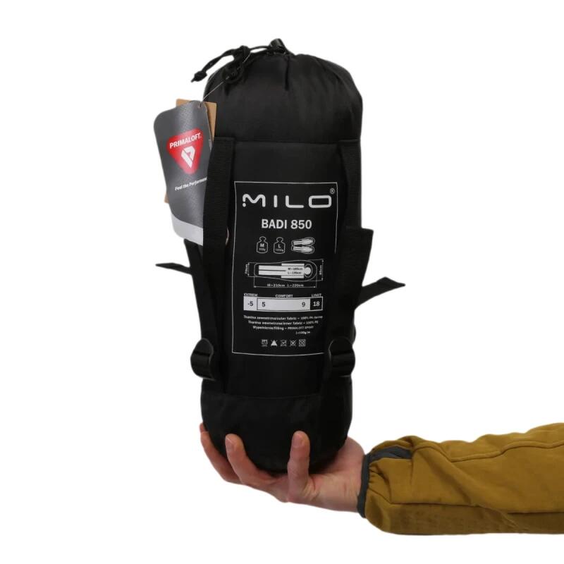 Profesjonalny śpiwór trekkingowy Milo Badi 850 195 Prawy 4/4