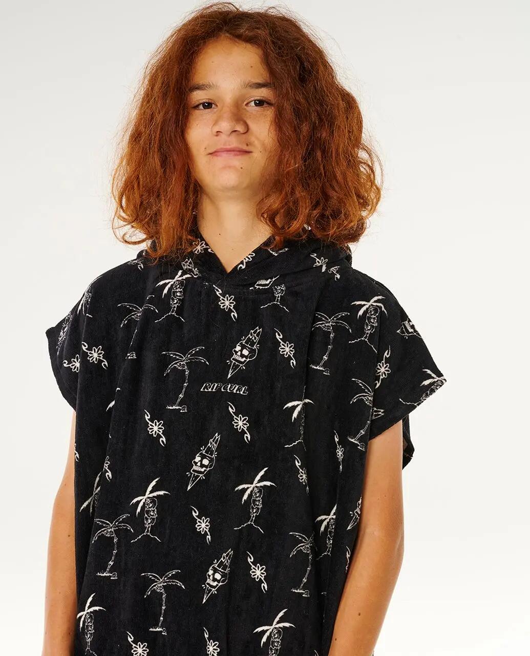 Produto Unissexo Poncho Surf Kids Mixed - Black 6/6