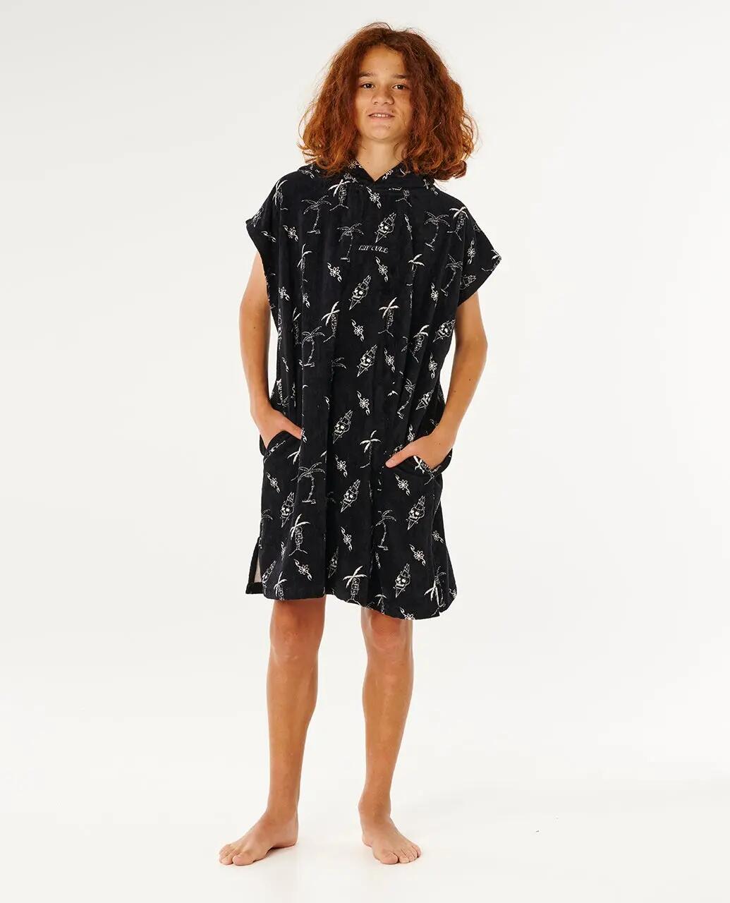 Produto Unissexo Poncho Surf Kids Mixed - Black 4/6