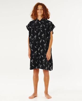 Poncho Surf Kids Mixed - Black