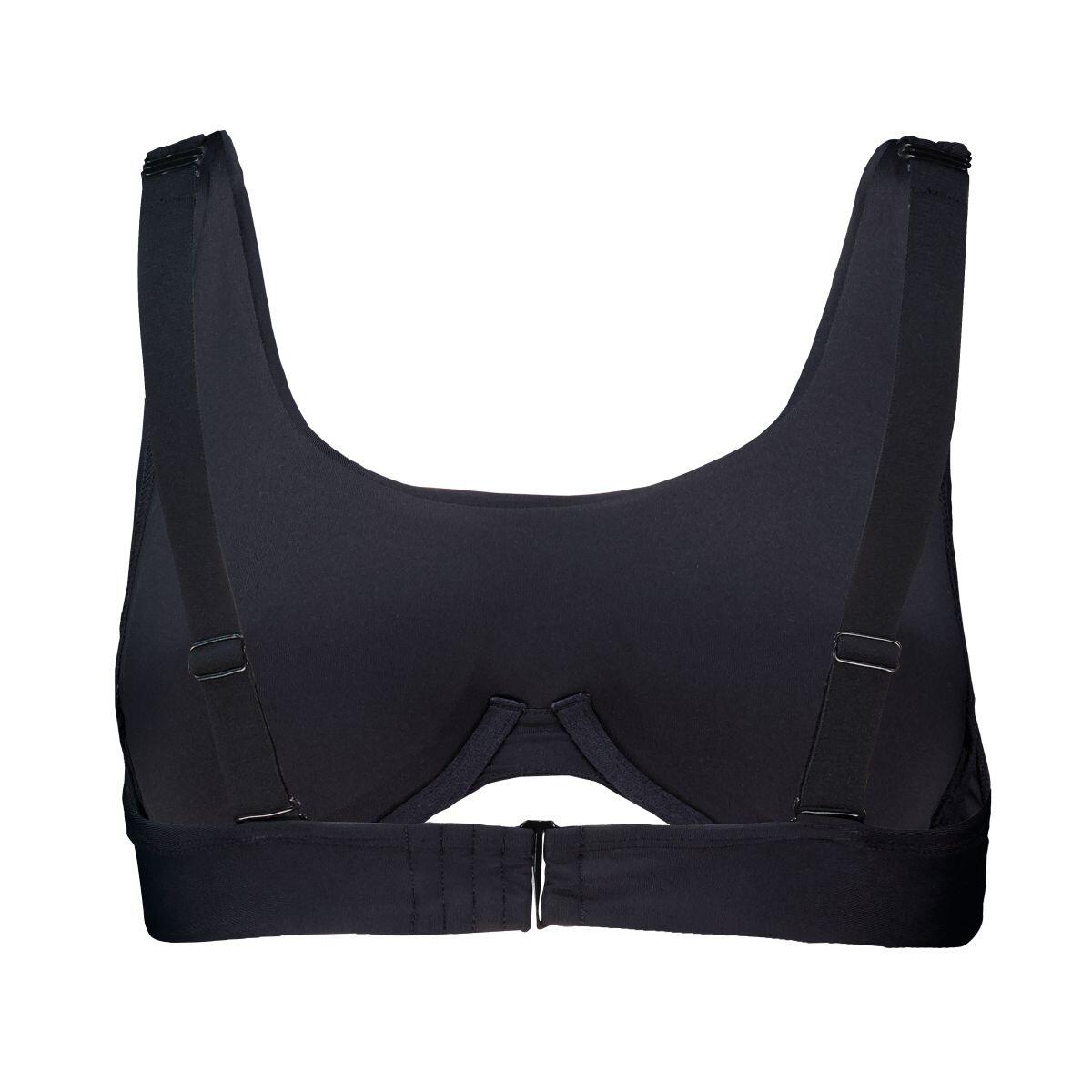 Haut de bikini femme - Col rond - Noir 5/5