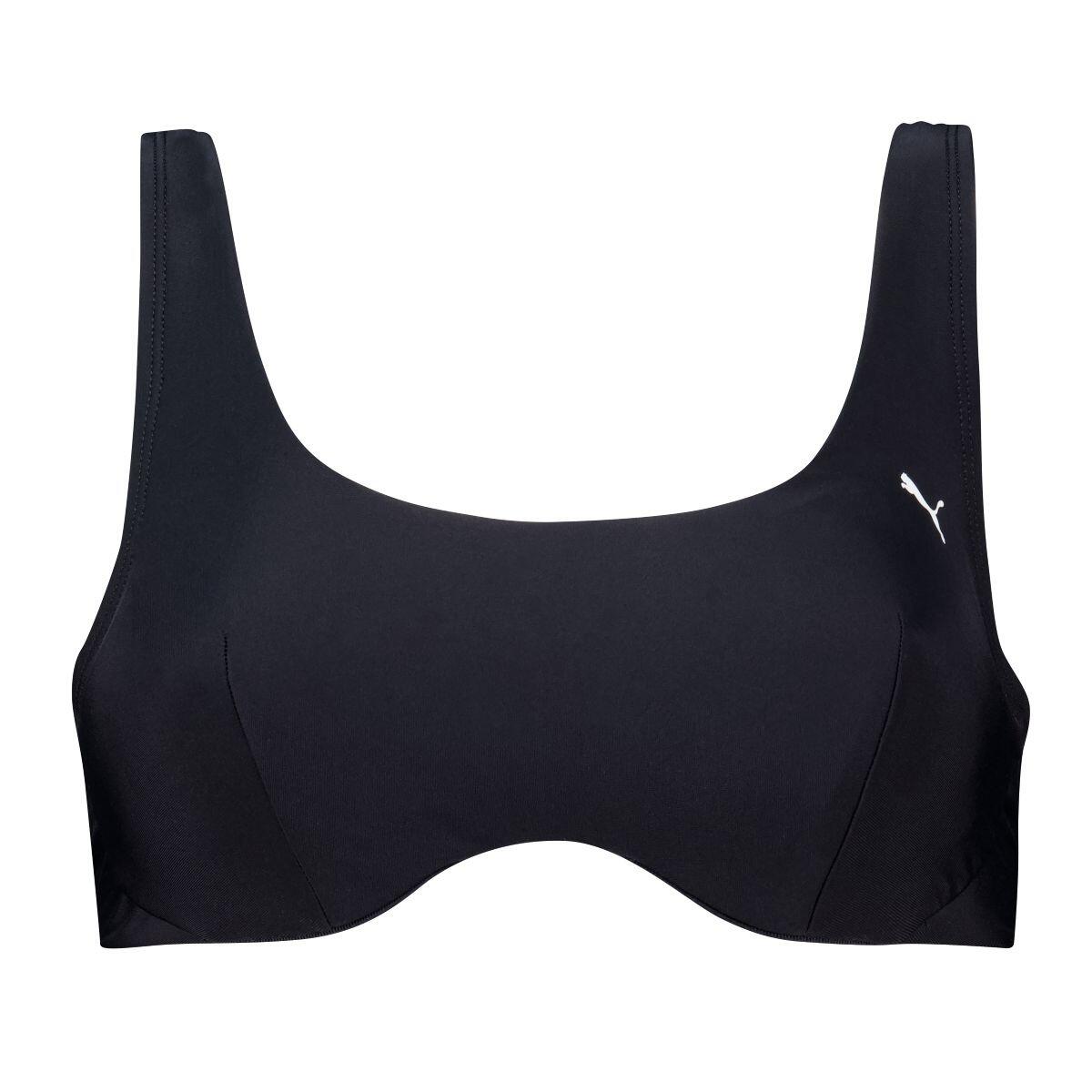 Haut de bikini femme - Col rond - Noir 4/5