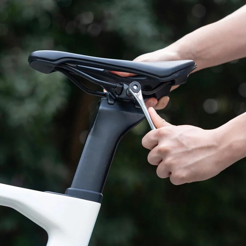Clé à cliquet portable avec 8 embouts pour réparation de vélo 5/6