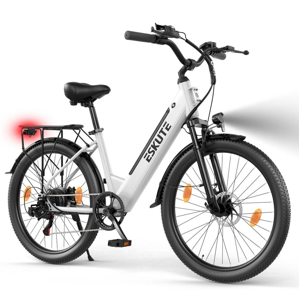 ESKUTE C100 PLUS Electric Bike 250W 36V13Ah 100KM White