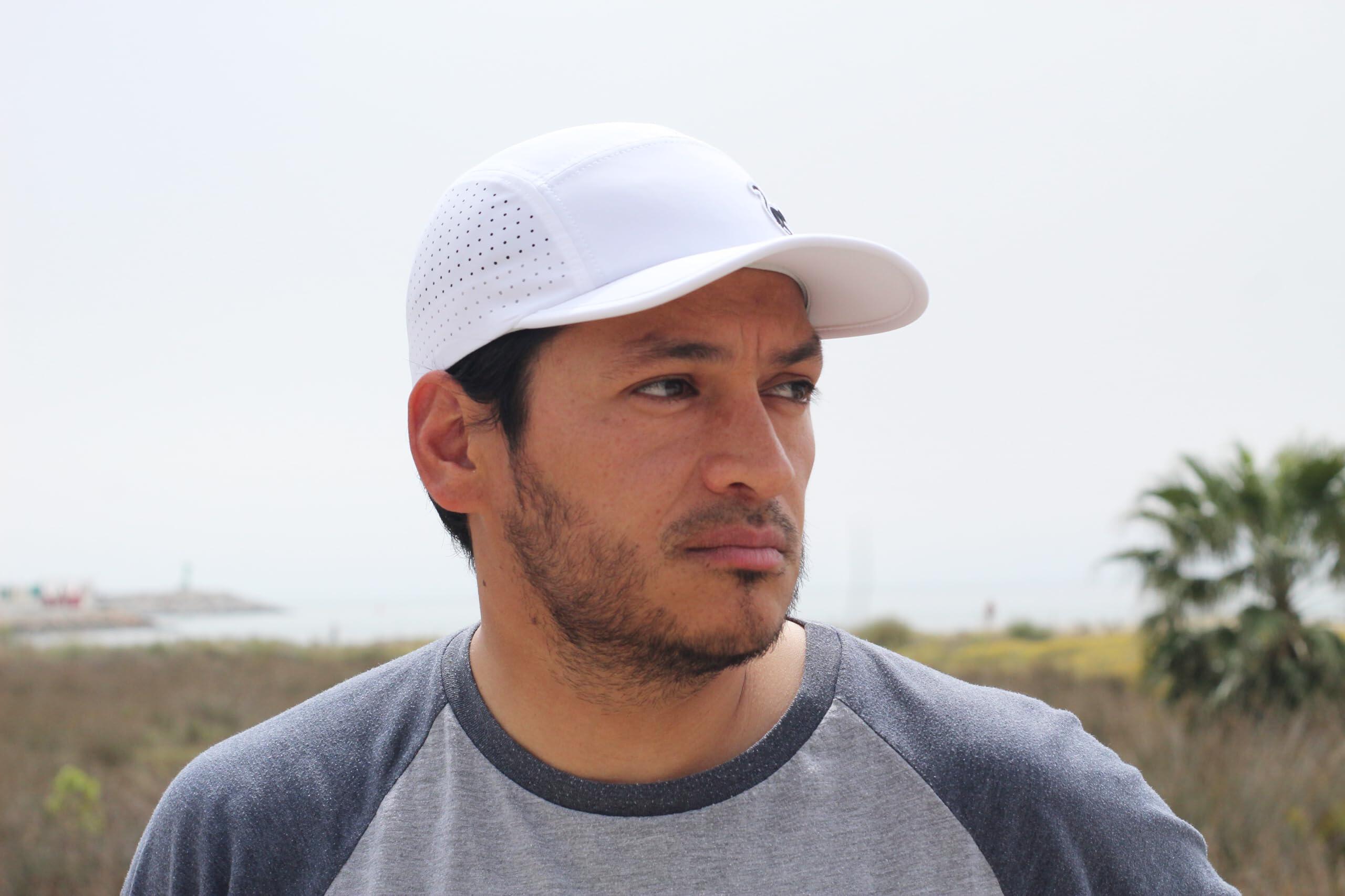 Casquette de course Sport 5P - Recyclée / Adulte / Taille unique (Blanche) 6/6