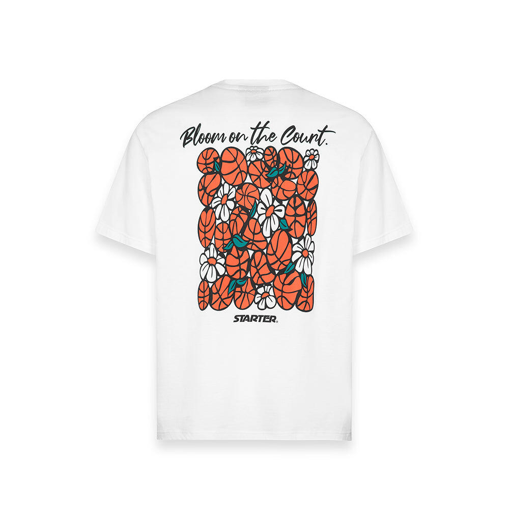 T-shirt Bloom on the Court BIANCO 2/6