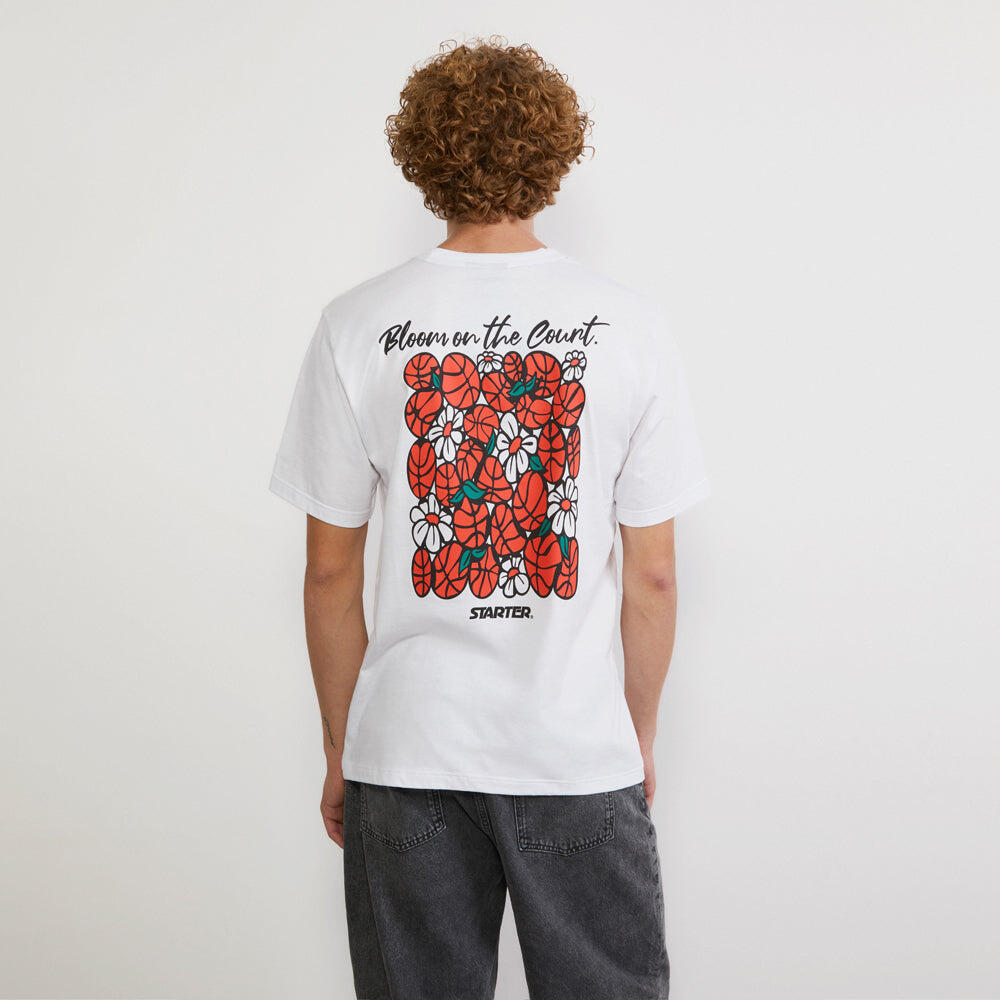 T-shirt Bloom on the Court BIANCO 6/6