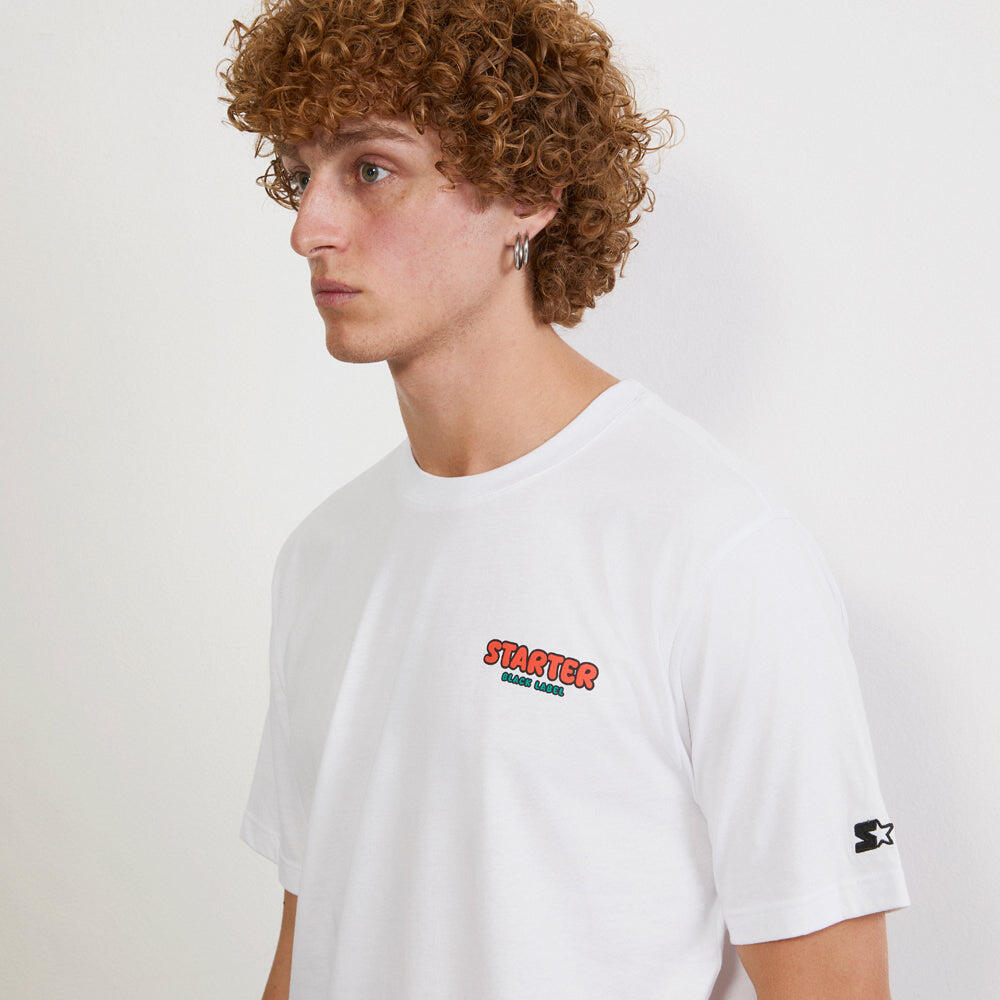 T-shirt Bloom on the Court BIANCO 5/6
