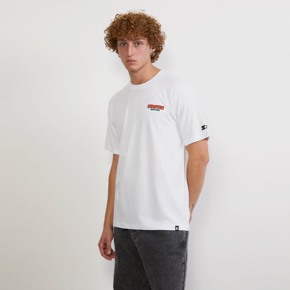 T-shirt Bloom on the Court BIANCO 4/6