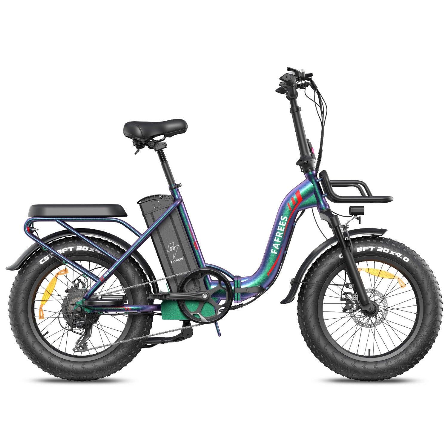Electric Bike FAFREES F20 Max 500W 48V30AH 20" Aurora Verde 5/5