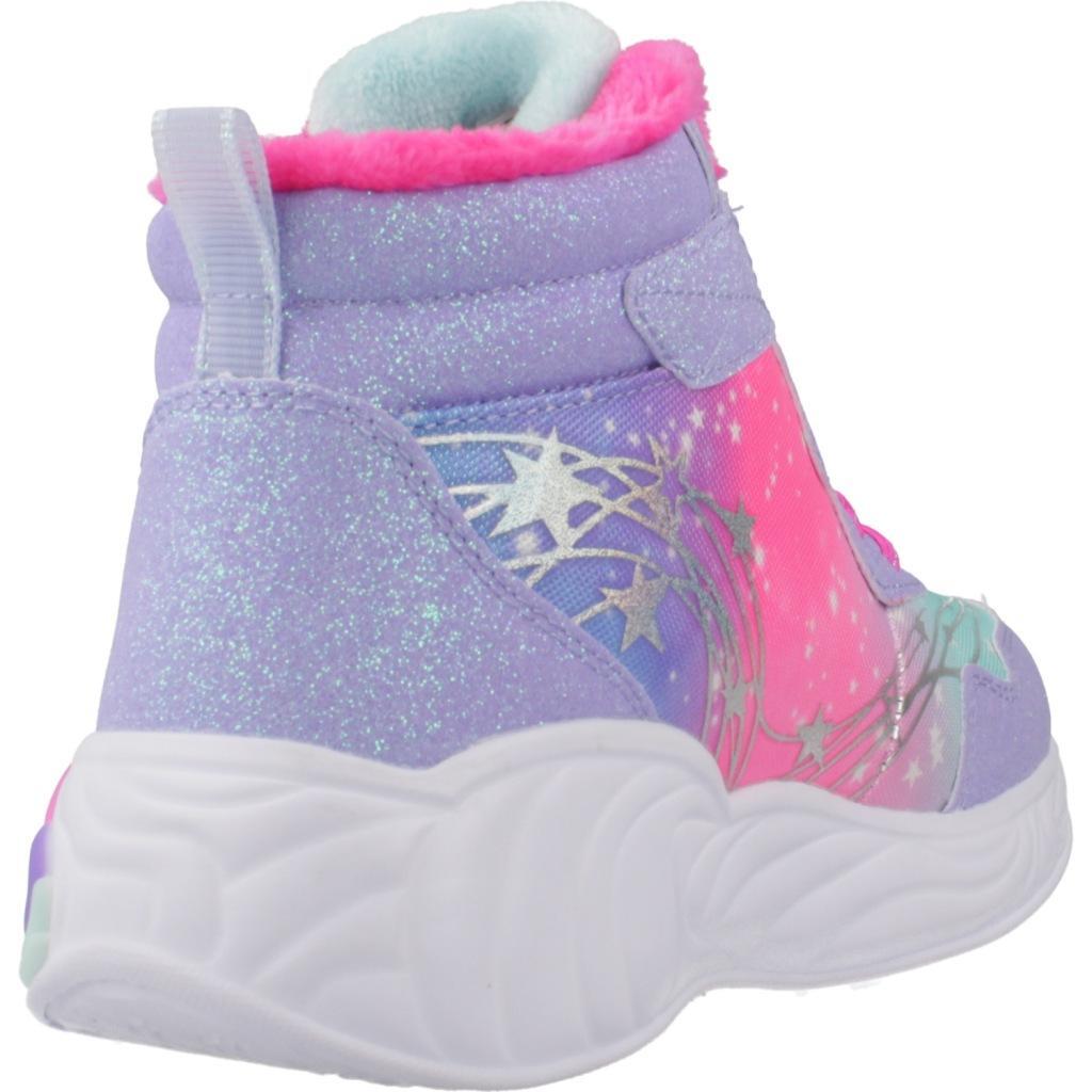 Ténis Skechers Modelo Unicorn Dreams - Magical Cove Cor Violeta 3/5