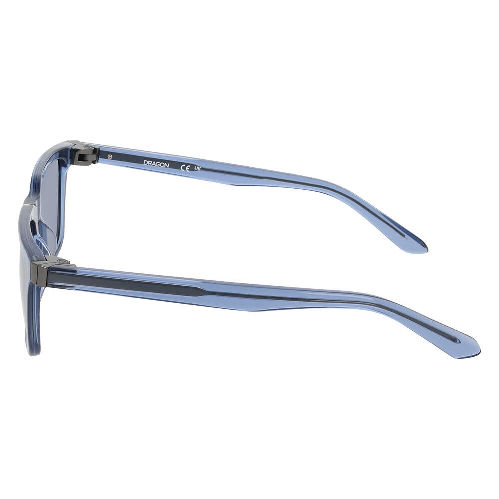 BRAXTON Lunettes de soleil unisexes - Blue Crystal/Lumalens Blue 3/4