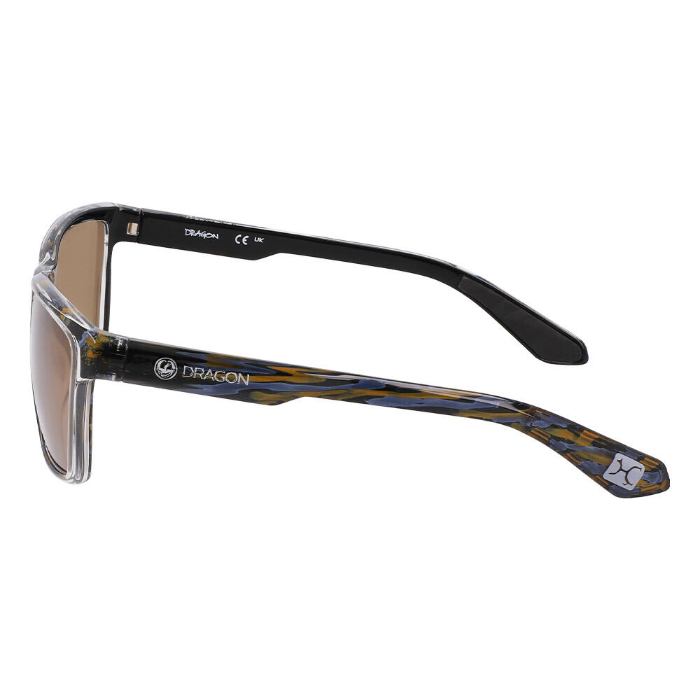 DALE Lunettes de soleil unisexes - Rob Machado Resin/Lumalens Brown 3/4