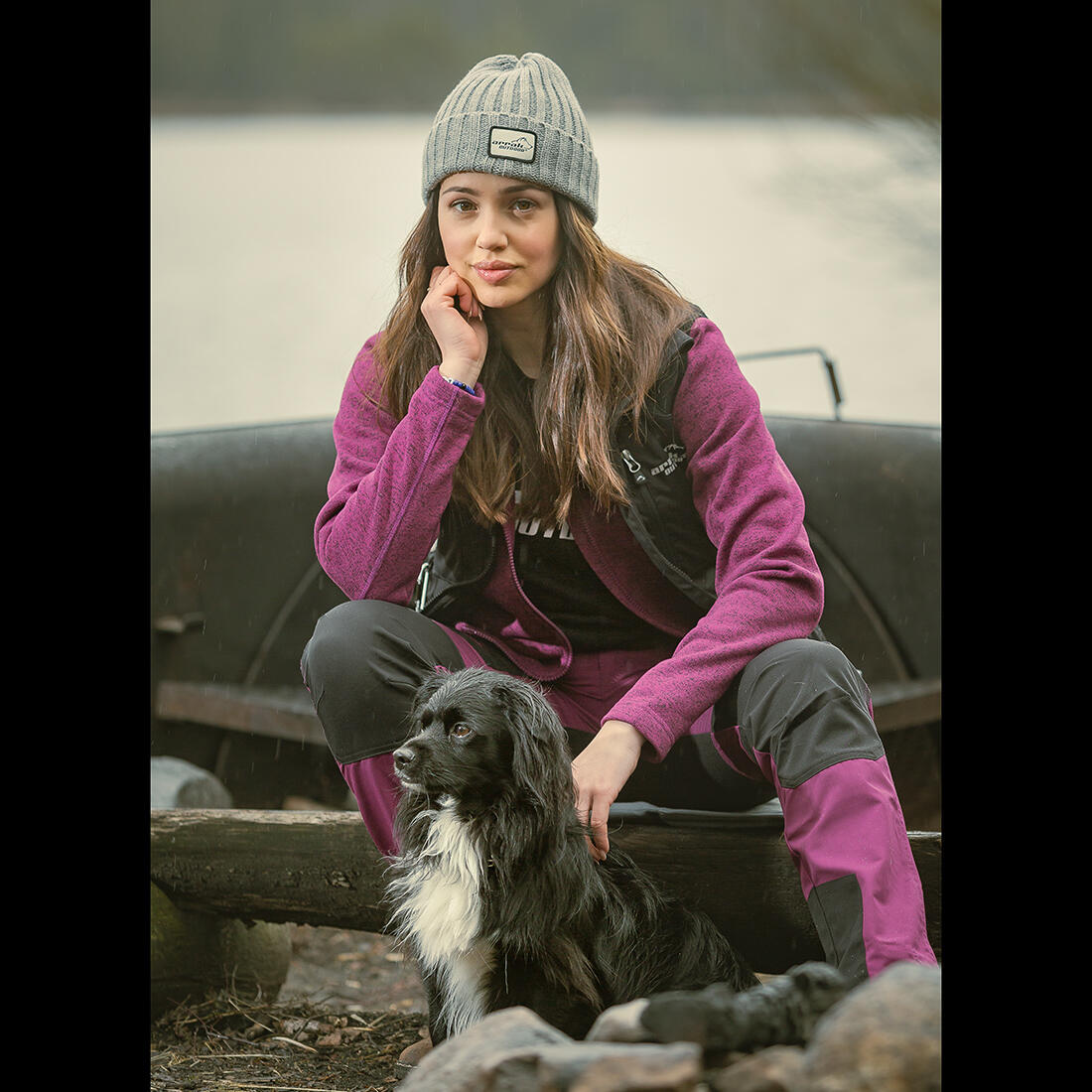 Active-Stretch-Hose für Damen in Fuchsia 2/7