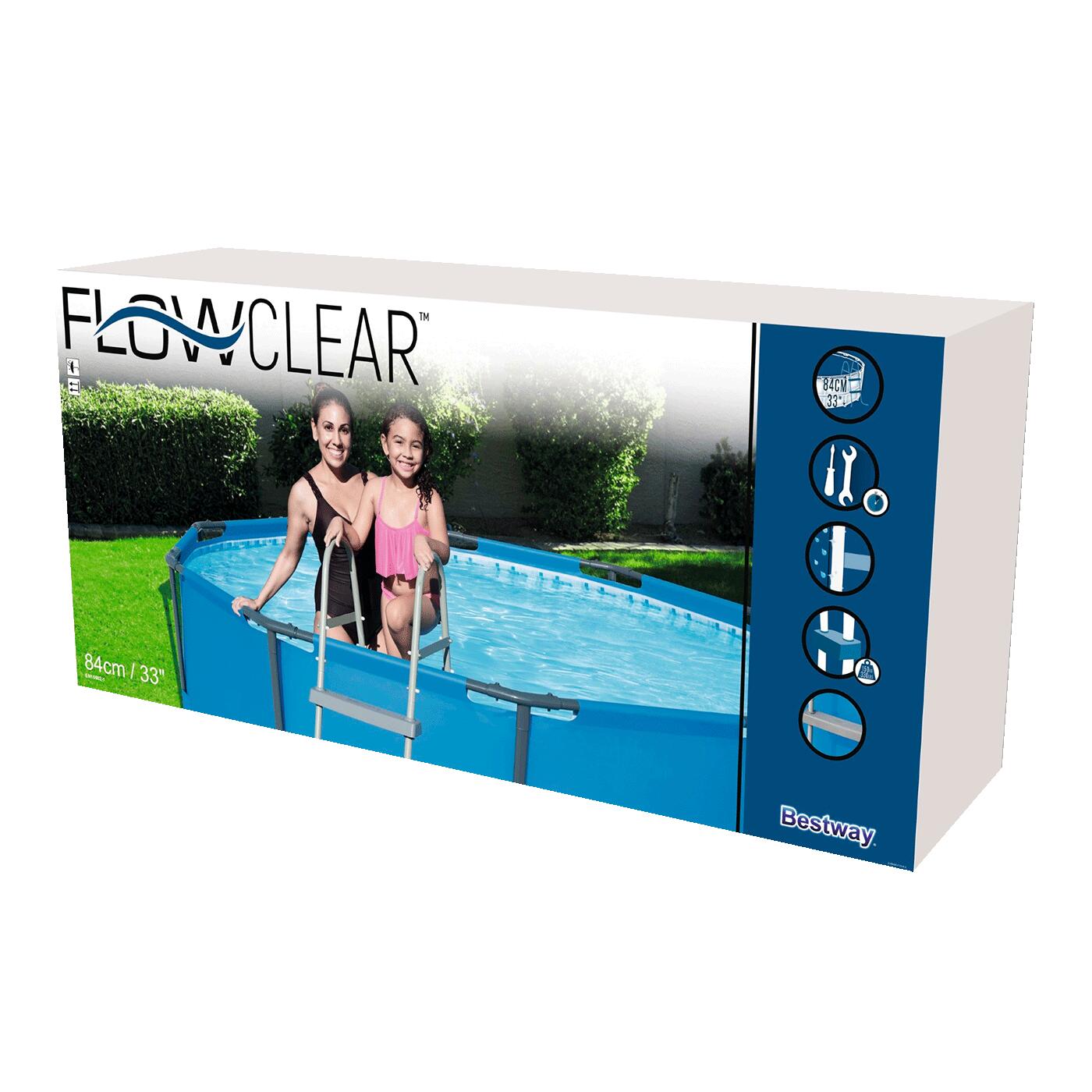 Escalera para Piscina Desmontable Bestway de 84 cm 4/6