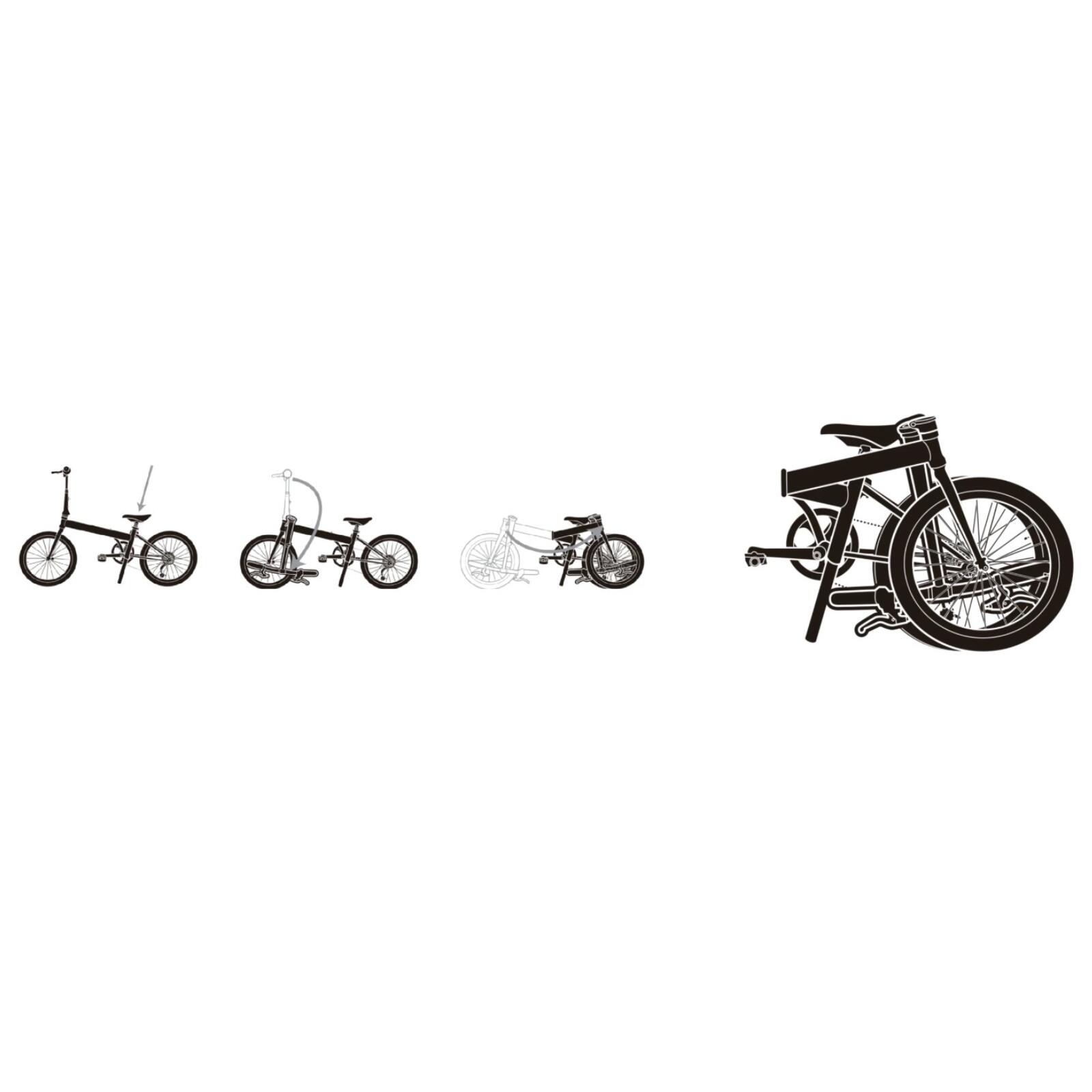 Bicicleta plegable Dahon Mariner D8 24 pulgadas Cloud / Blanco 7/7
