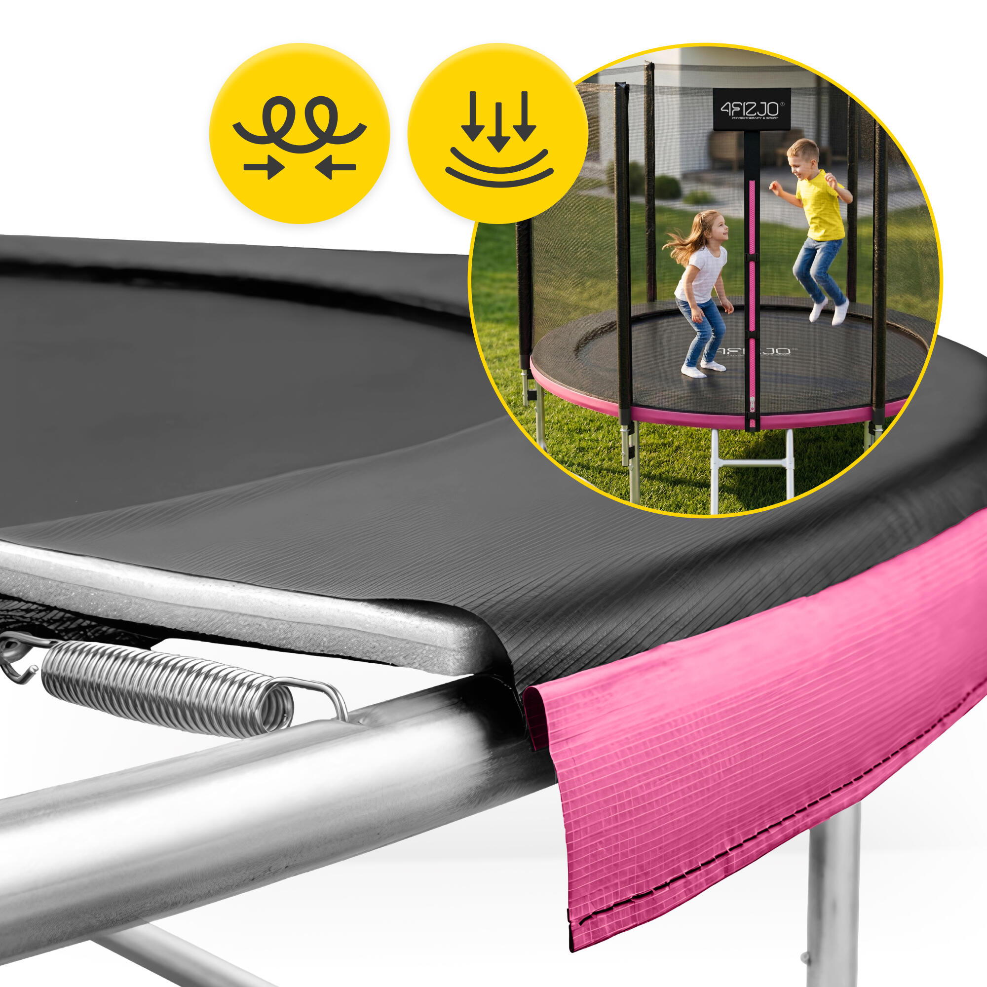 Trampolína se sítí 252 cm 8FT 5/7