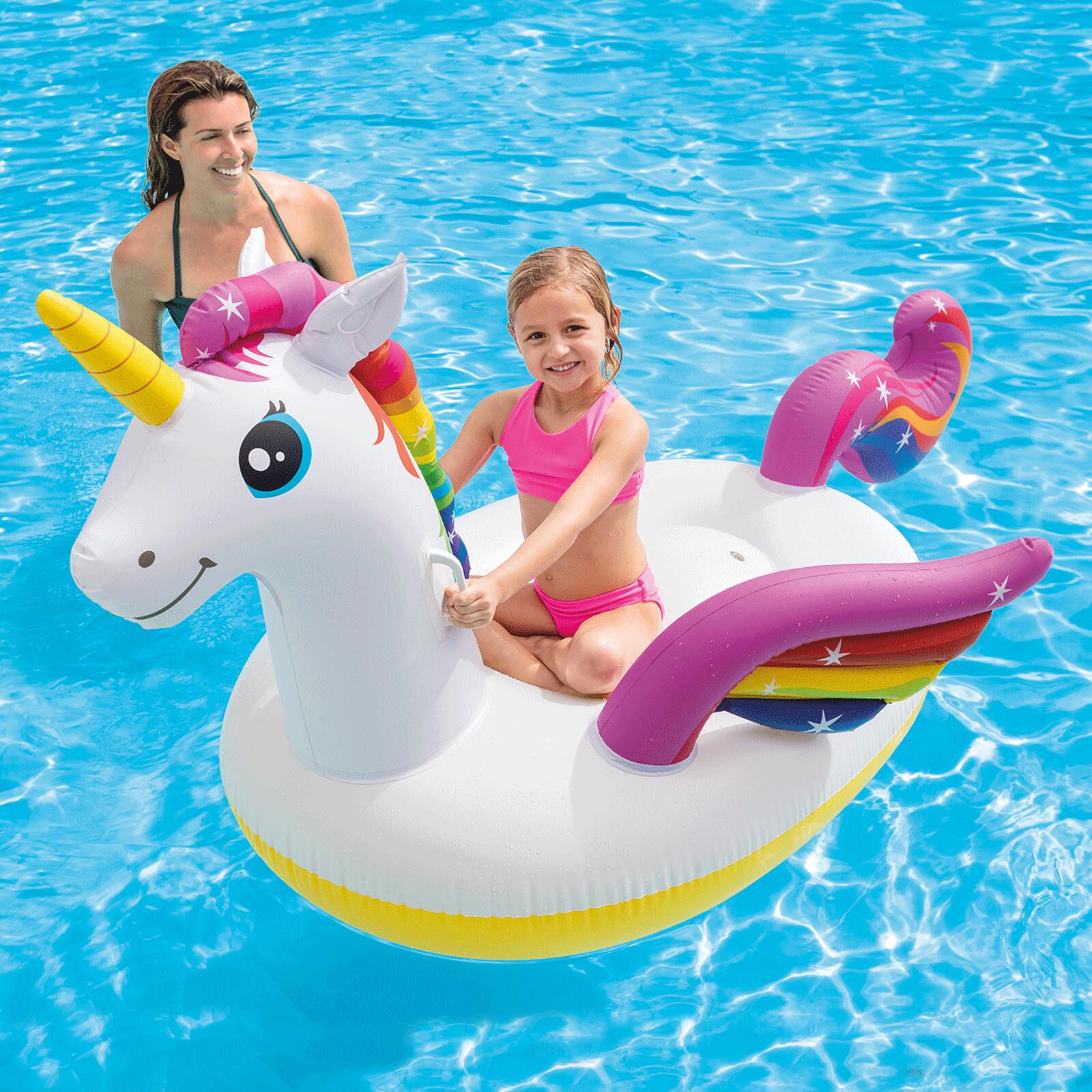Intex 57561NP - Cavalcabile Unicorno, 198x140x102 cm 5/7