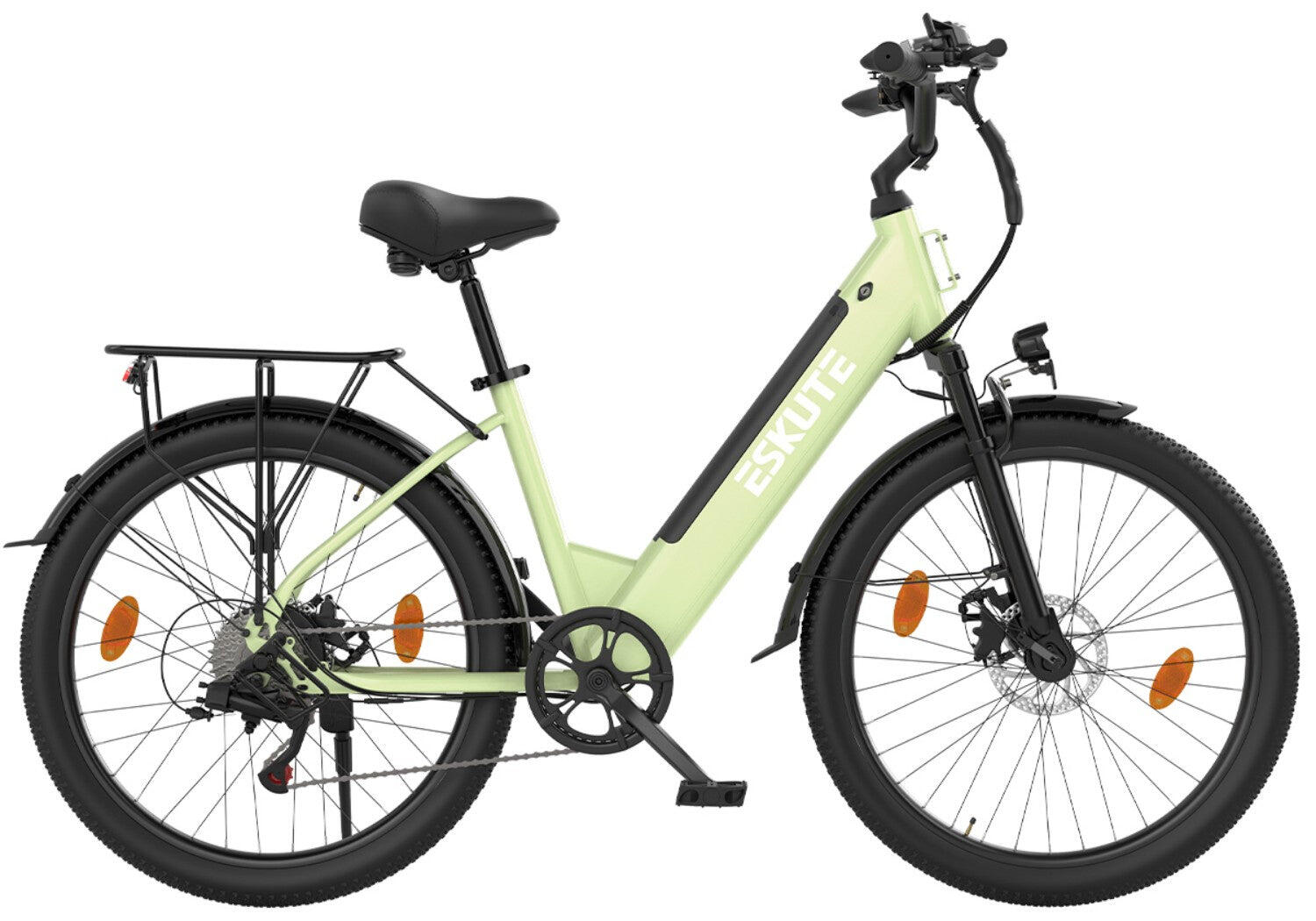 Vélo électrique ESKUTE C100 PLUS 250W 100 km Vert 3/5