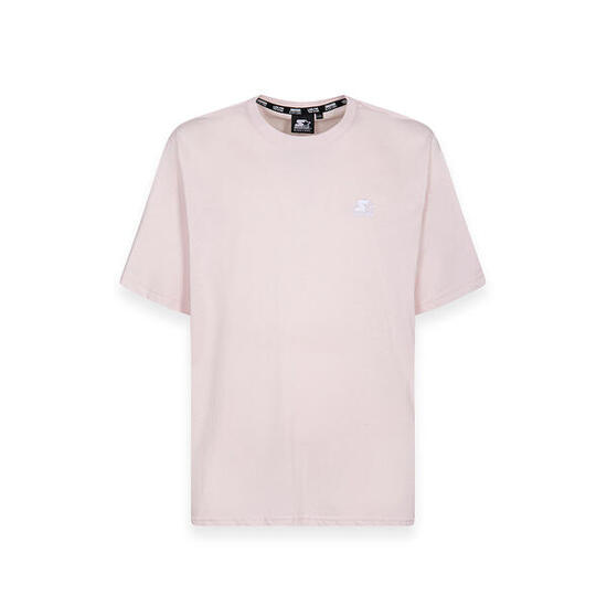 T-shirt Iconic ricamata ROSA CHIARO