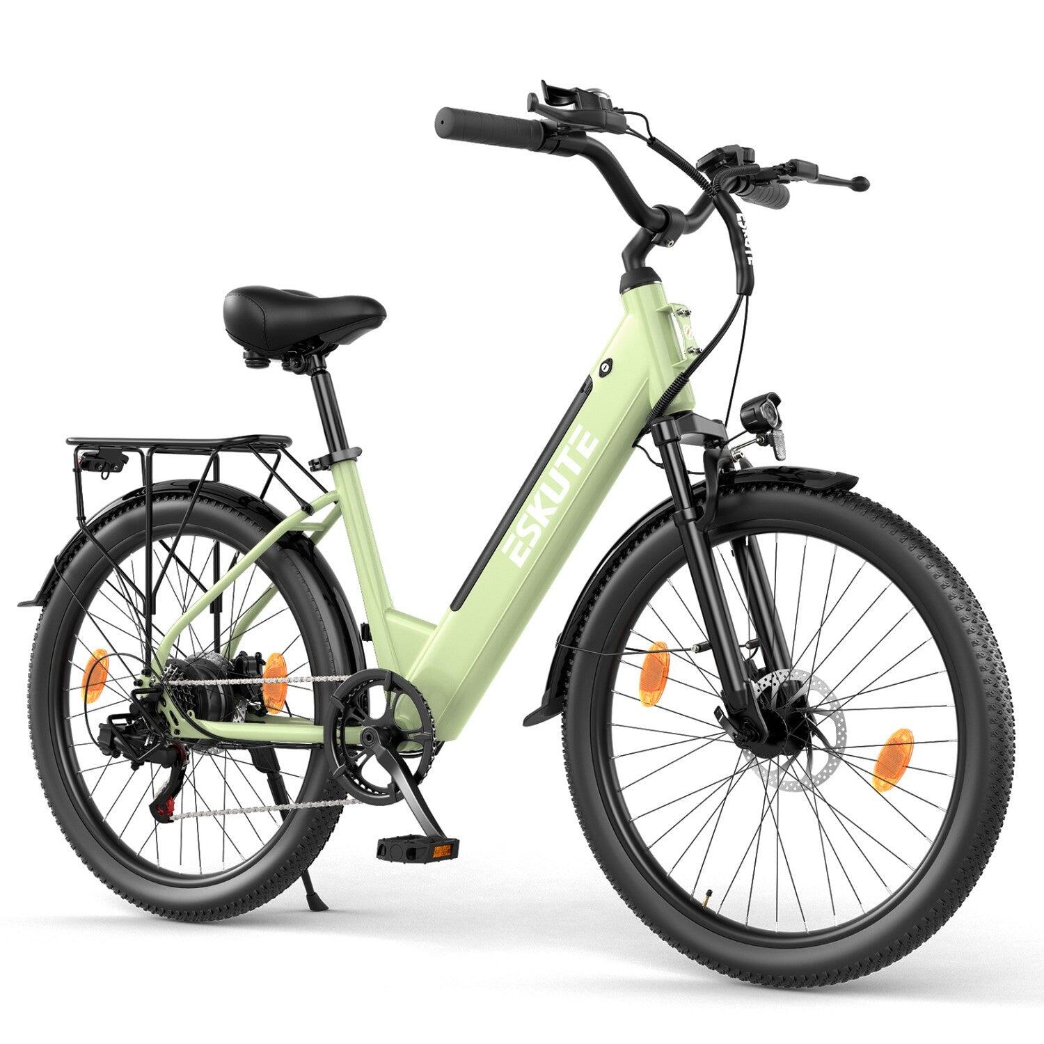 Vélo électrique ESKUTE C100 PLUS 250W 100 km Vert 2/5