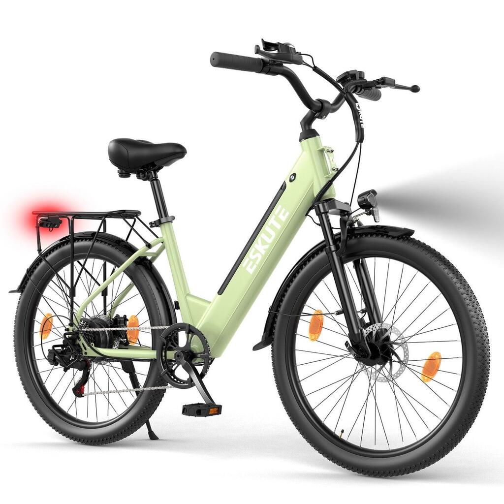 ESKUTE C100 PLUS Electric Bike 250W 36V13Ah 100KM Green