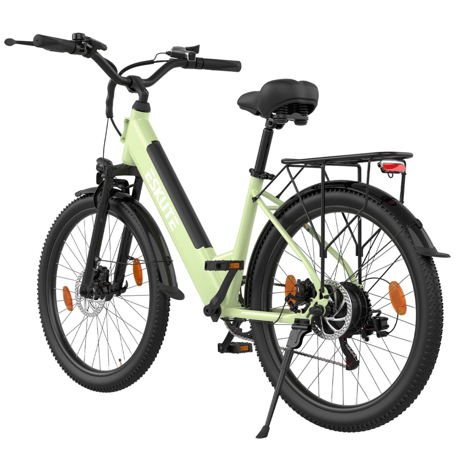 Vélo électrique ESKUTE C100 PLUS 250W 100 km Vert 4/5