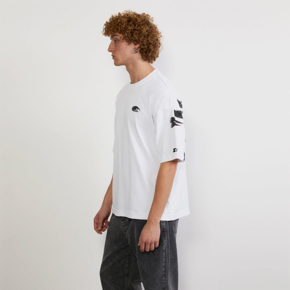 T-shirt Relaxed fit Graffiti Statement BIANCO 5/6