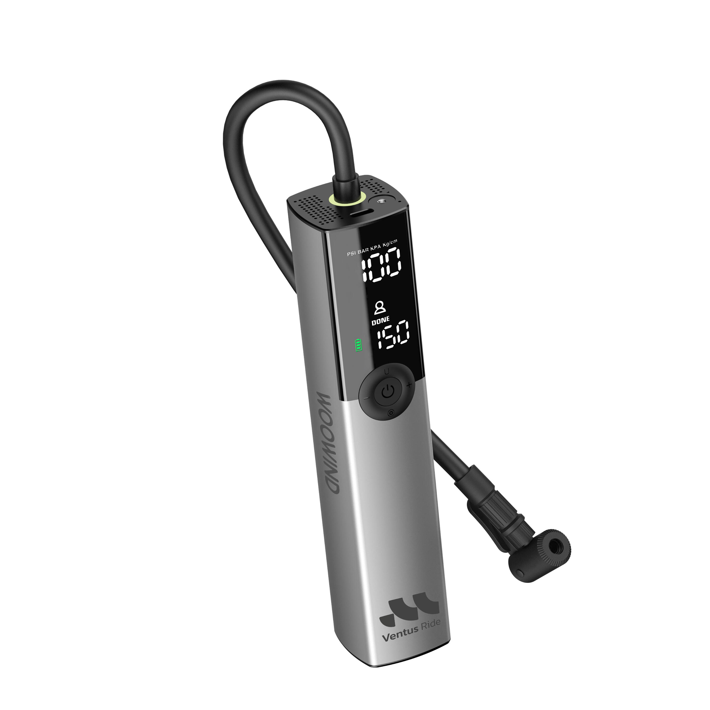 Woowind Ventus Ride inflador portátil gris metalizado 3/5