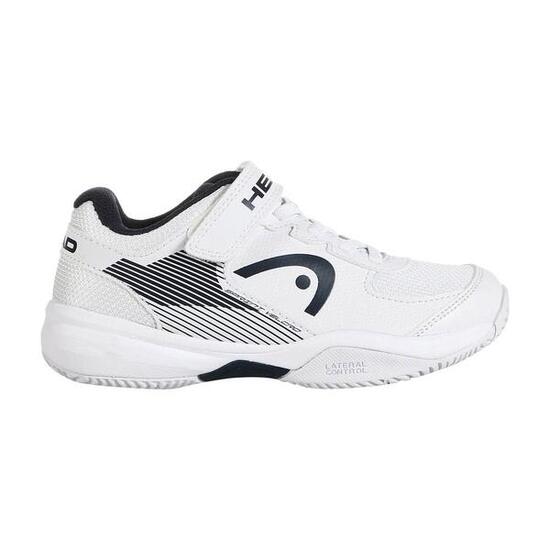 Chaussures Junior Head Sprint Velcro 3 275413 Whbb Blanc Et Bleu